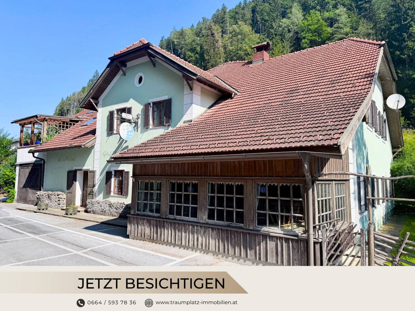 Gasthaus mit 2 Wohnungen und Entwicklungspotential - Traditionsgasthof "Zur Raabklamm"