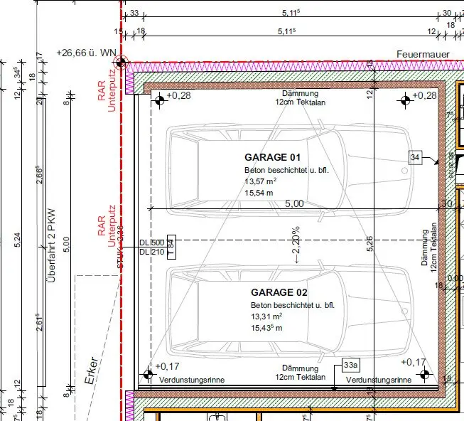 Garage parking space in new development near U1 Neulaa