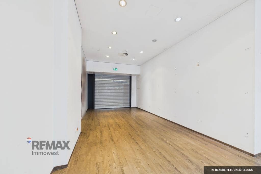 Bright representative apartment in shopping center with underground parking