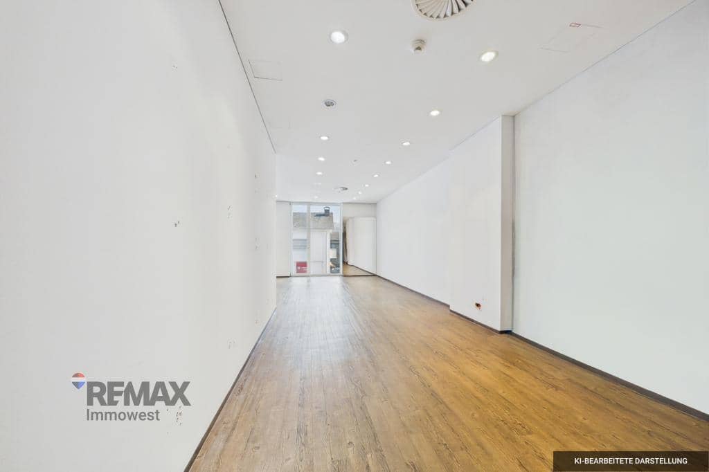 Bright representative apartment in shopping center with underground parking