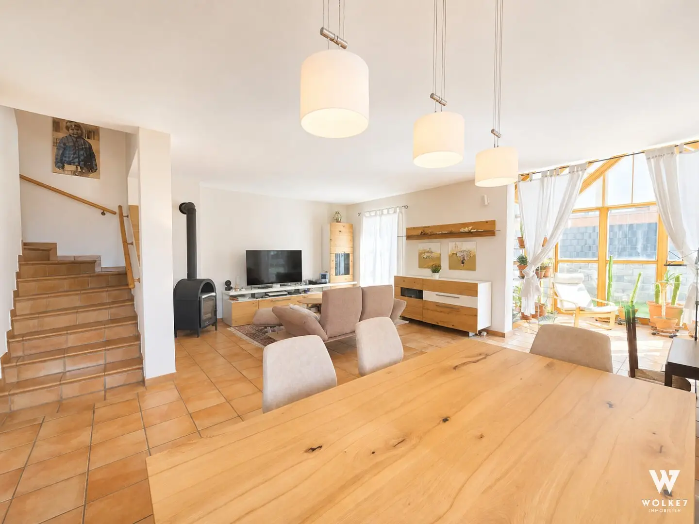 Living dream at Bisamberg | Semi-detached house | approx. 124 m2 living space | 4 rooms | Underfloor heating | Garage | South terrace | Attic convertible