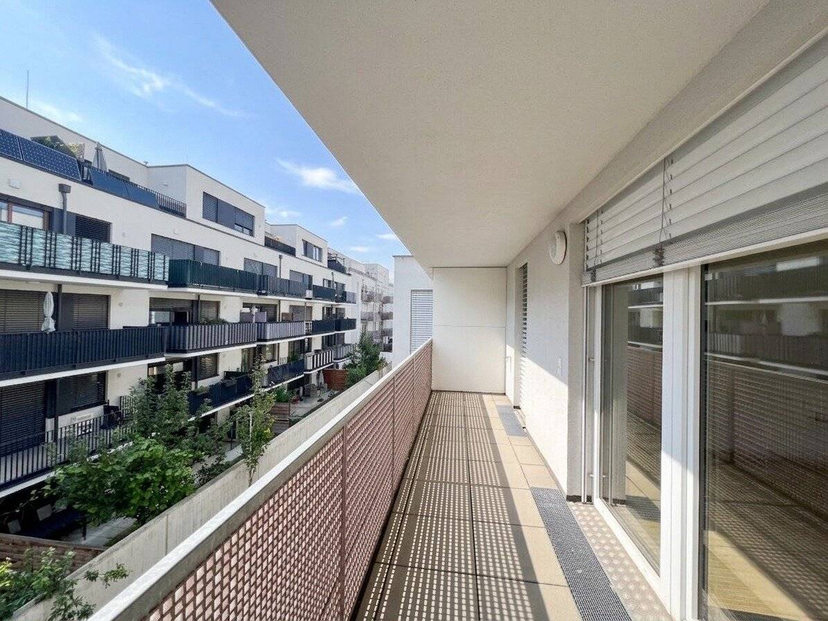 Modern appealing 2-room apartment with loggia and chilled ceiling
