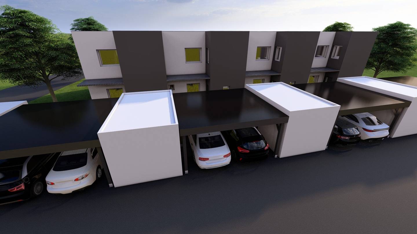 ++Provisionsfreier Verkauf - Reihenhausprojekt mit Garten, Terrasse und Doppelcarport in Spielberg++