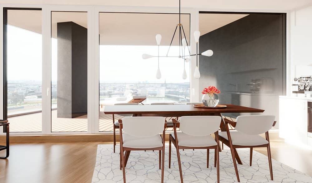Vermietetes Penthouse über den Dächern von Linz – Bruckner Tower, 28. Stock