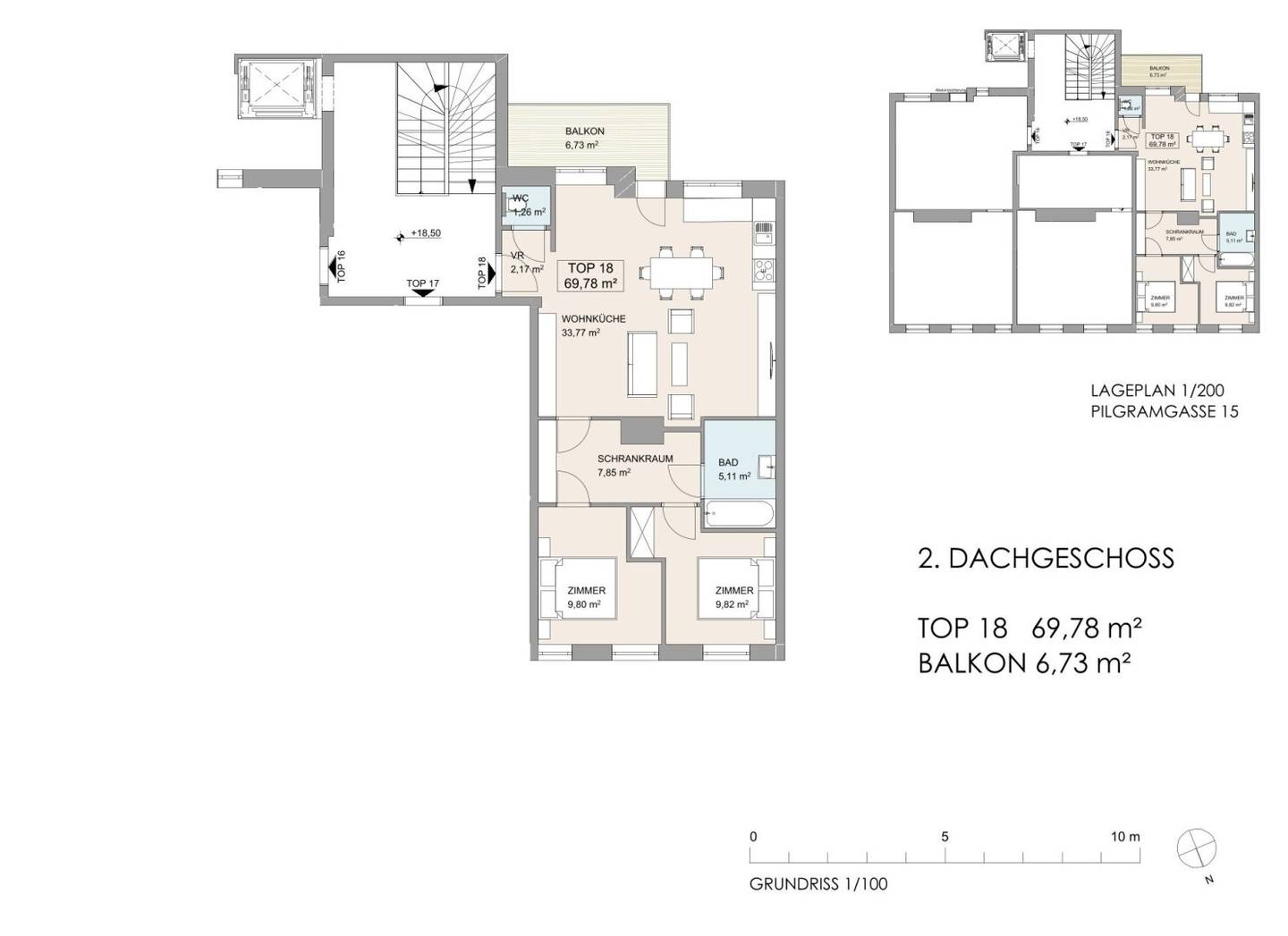 Top investment in an old building, rent freely negotiable