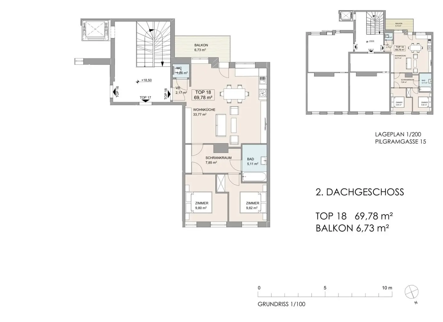Top investment in an old building, rent freely negotiable