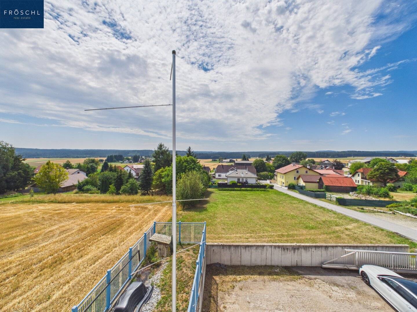 Spacious 4-room apartment with south balcony and garage space in Grafenschlag near Zwettl Lower Austria