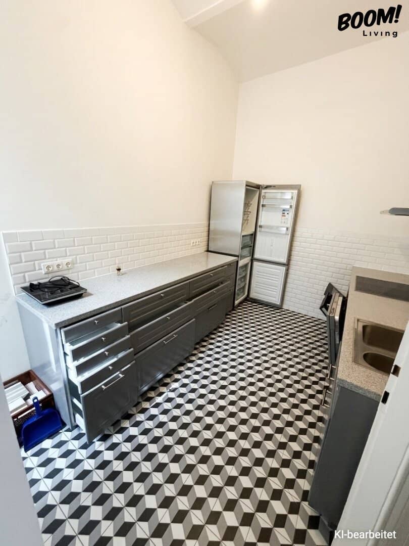 Open-ended, well maintained 3-room apartment in central location