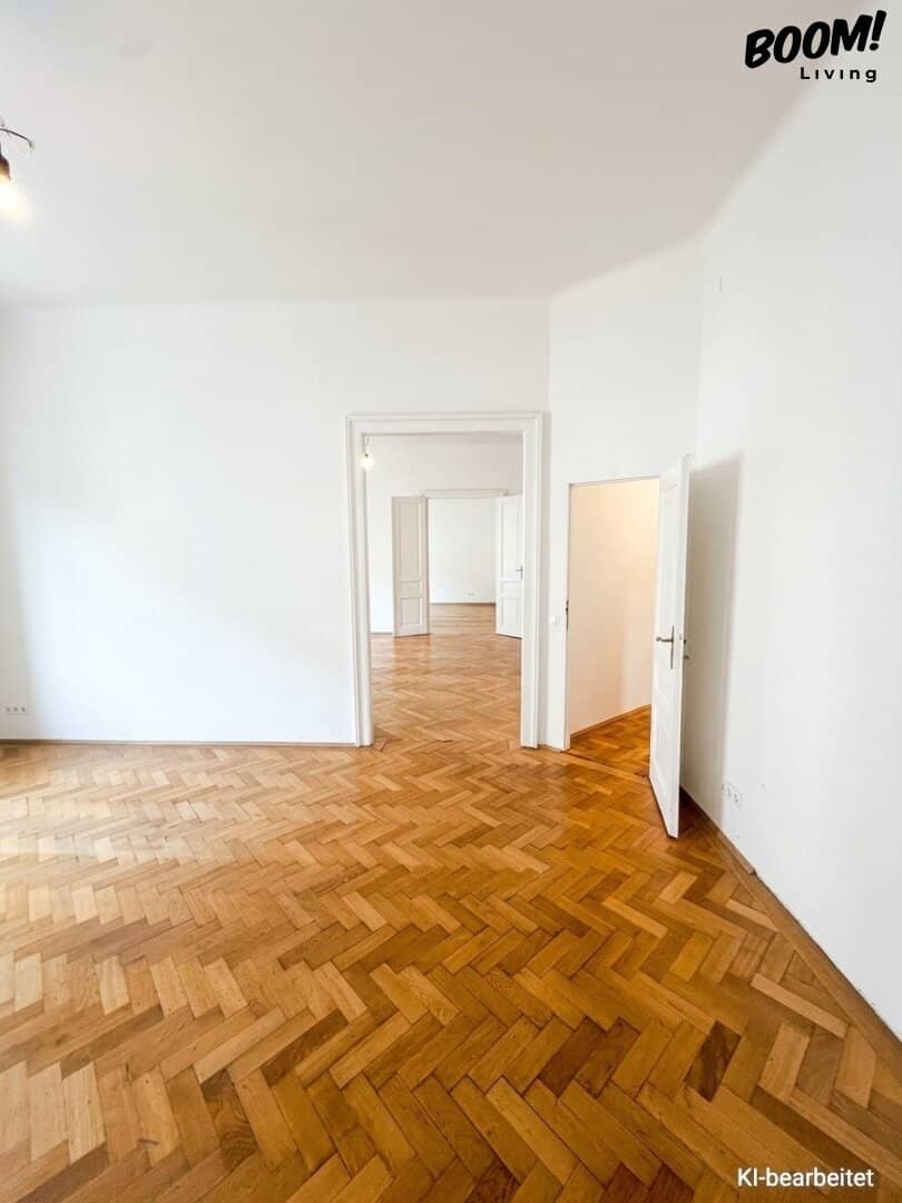 Open-ended, well maintained 3-room apartment in central location