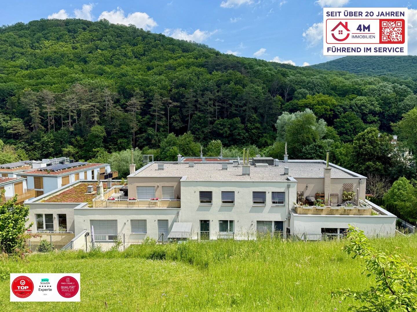 🥇 Exklusive Gartenresidenz am Wienerwald – 4-Zimmer-Neubauwohnung mit 165 m² Privatgarten in Bestlage von Purkersdorf