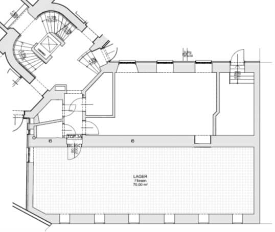 LAZARETTGASSE, AKH-Nähe, 70 m2 Lagerfläche im Souterrain, Teeküche, Sanitäranlage