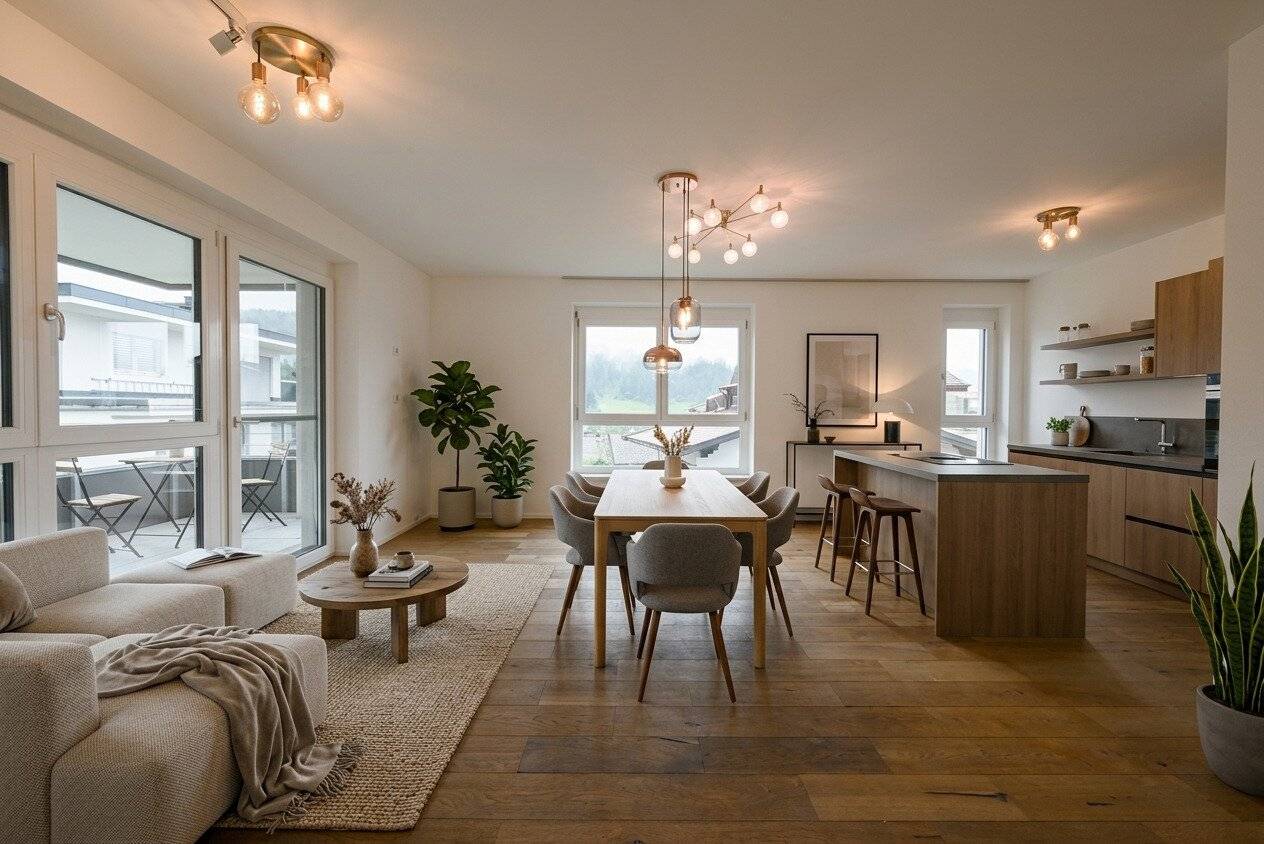 Helle und lichtdurchflutete 80 m² - 3-Zimmer-Eigentumswohnung