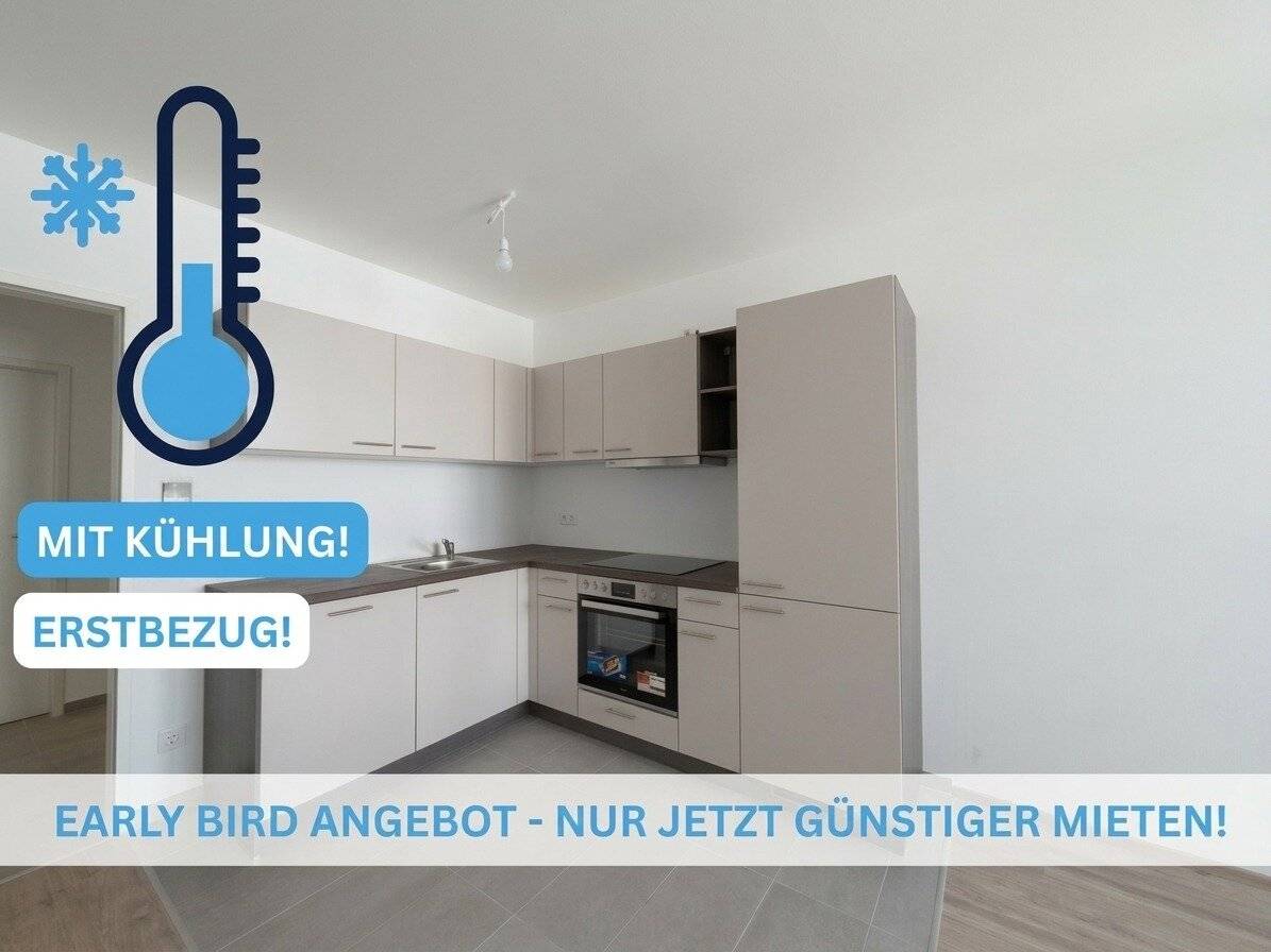 New 2-room apartment with cooling in prime location directly next to U4/U6