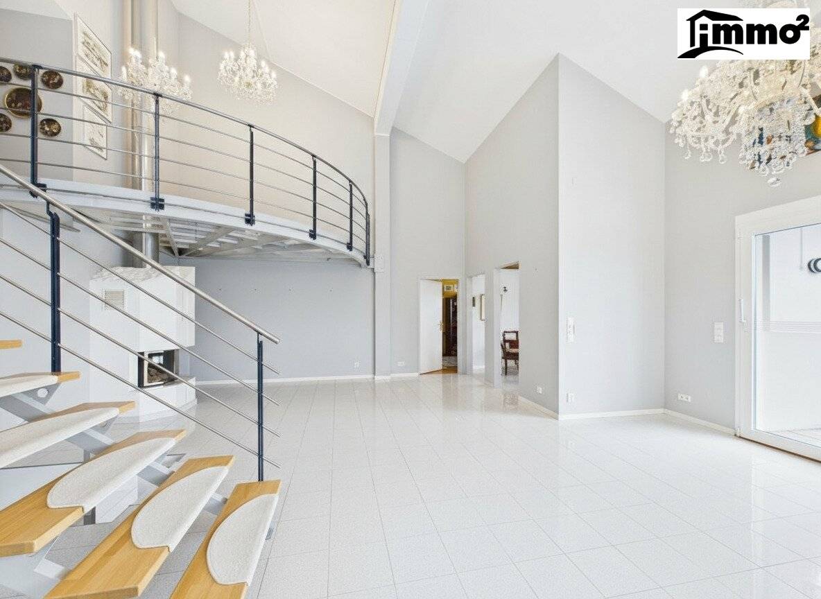 KEINE STANDARD-WOHNUNG: Einzigartiges Penthouse mit Garten, Terrassen &amp; außergewöhnlichem Wohnkonzept
