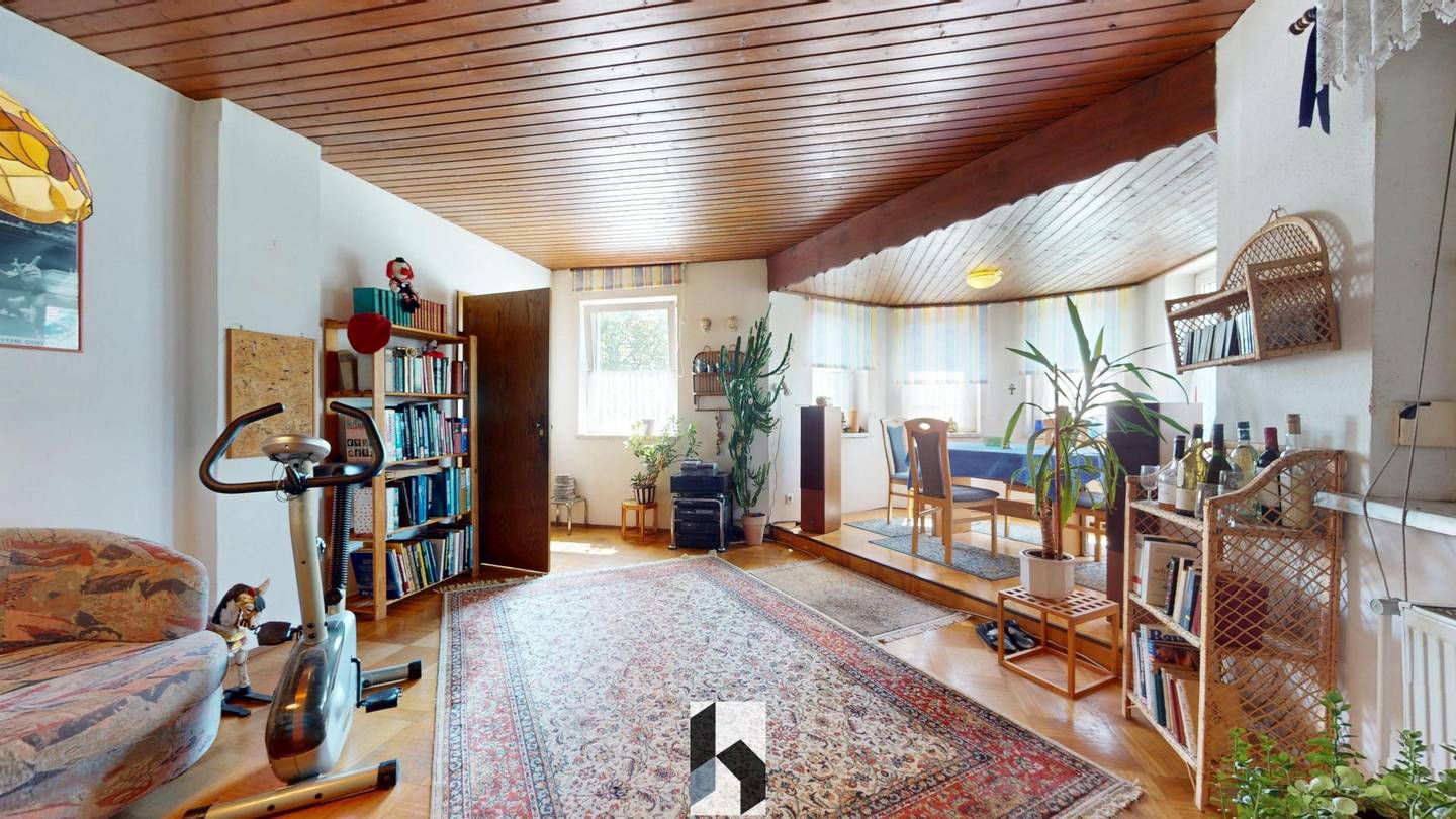 Familienwohnung mit Garten ruhige Lage und Ausbaupotenzial