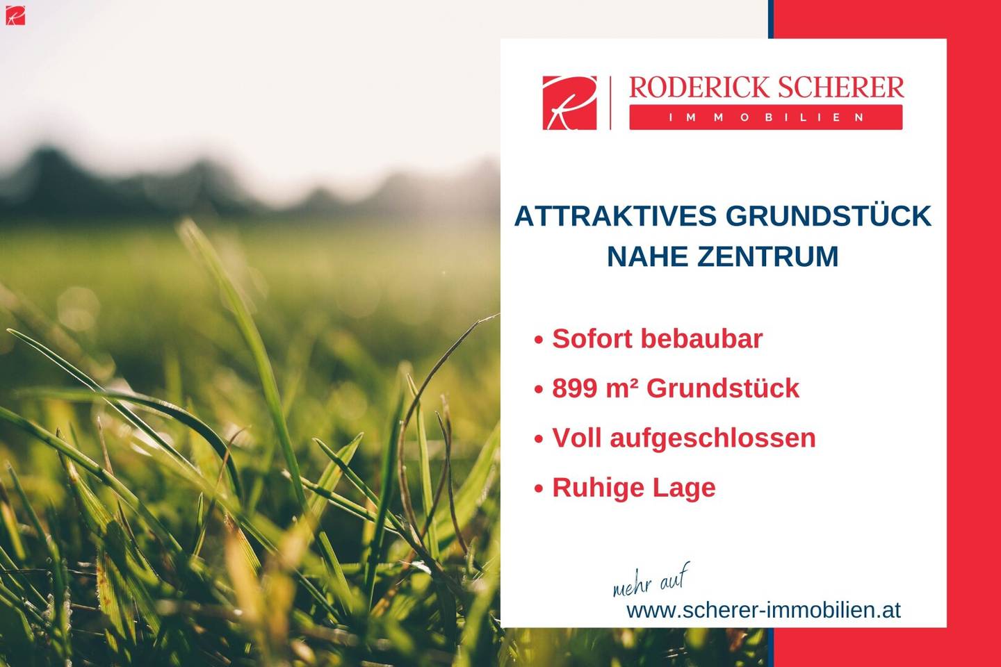 Baugrundstück in ruhiger Lage – ideal für Familien