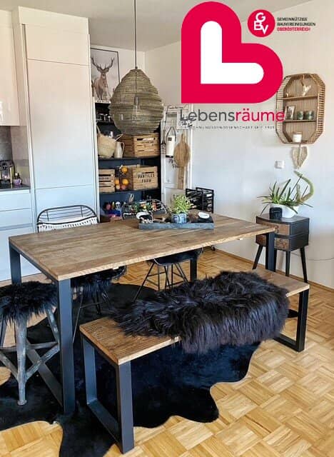 Linz/ URFAHR! Beautiful 3-room apartment with loggia! (no elevator)
