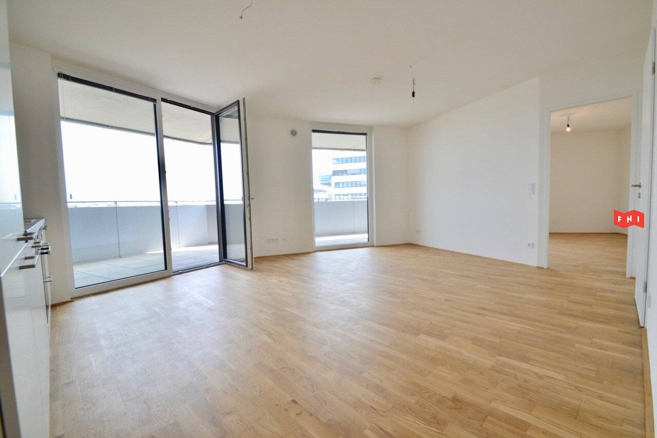 Moderne 2 Zimmer Neubaumiete mit 26m² Terrasse u. Tiefgarage Nähe U3