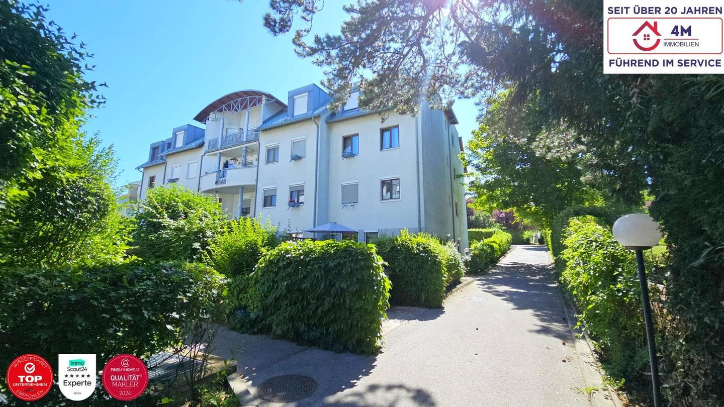 Freier Blick ins Grüne: Helle, ruhige 2-Zimmer-Wohnung direkt bei den Föhrenbergen!