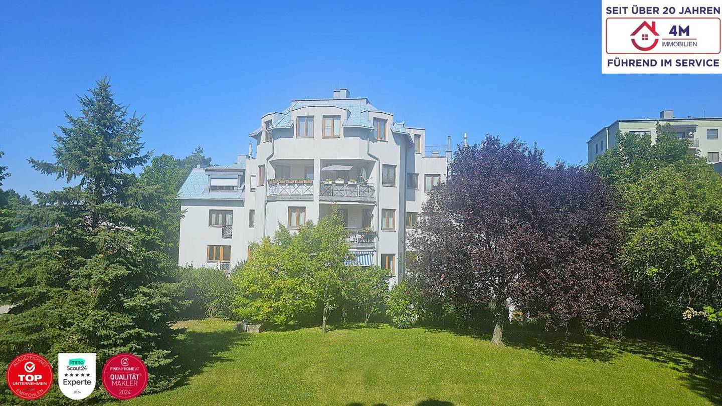 Unobstructed view of greenery: Bright, quiet 2-room apartment directly at the Föhrenberge!