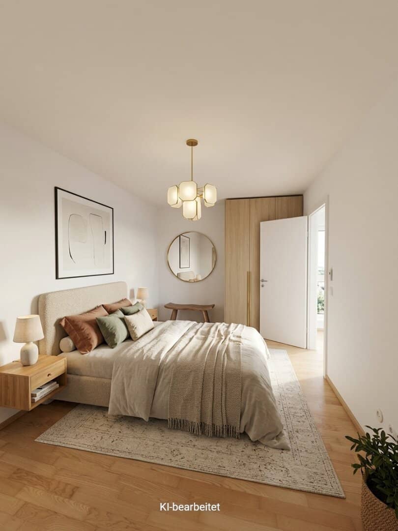 Centrally located bright 2-room apartment with loggia