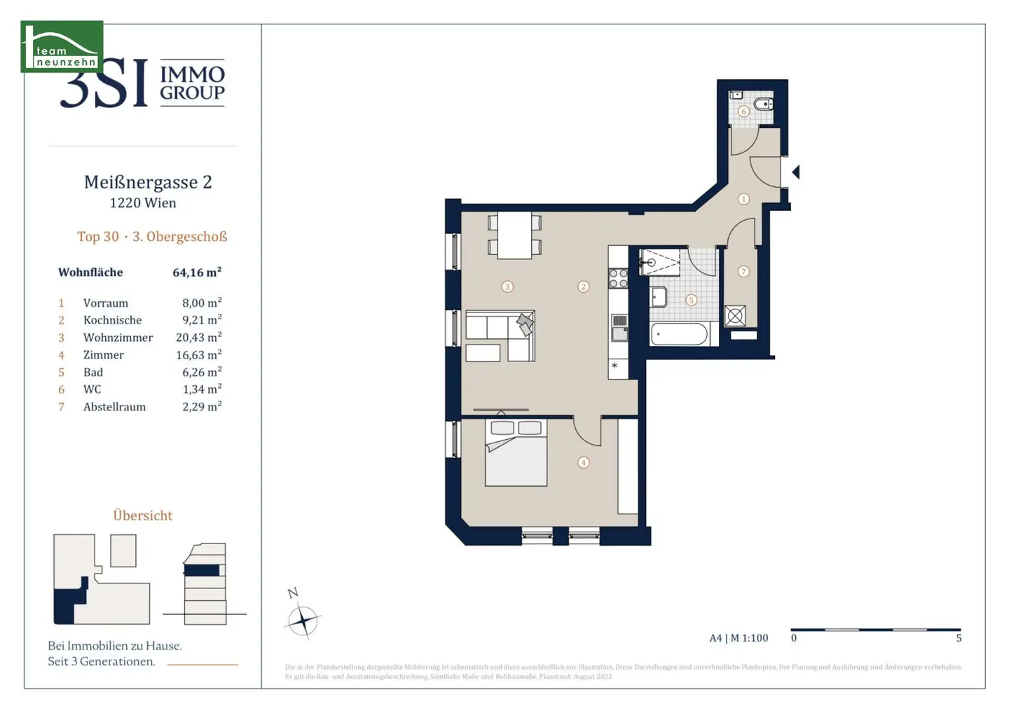 Fully renovated historicist building in Donaustadt. Completion already finished, immediately available