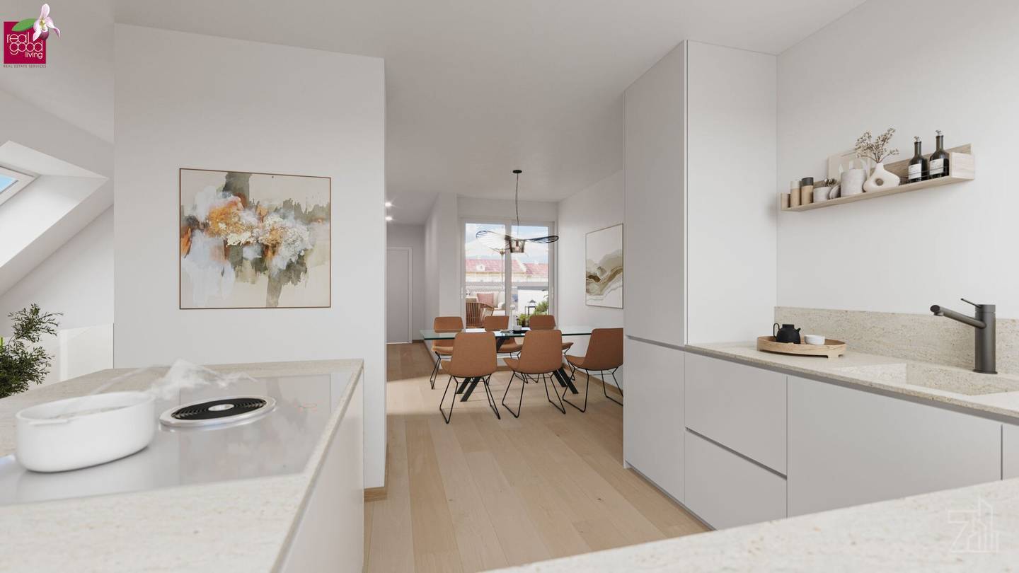 Exklusive Dachgeschoss-Maisonette mit Terrasse | 172 m² | 5 Zimmer | Luxusausstattung im Botschaftsviertel ++ Provisionsfrei für den Käufer