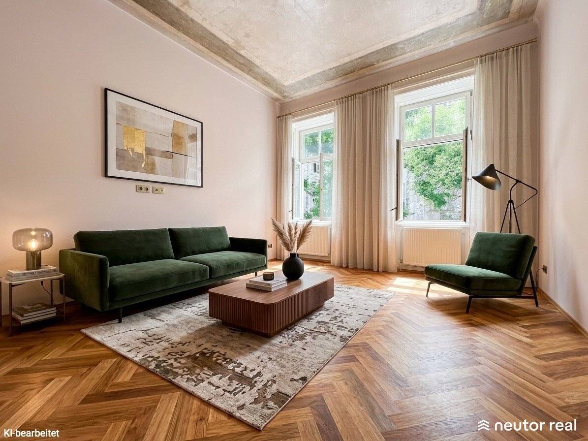 Between Rochusmarkt and Donaukanal - Old building gem - 2nd floor without elevator - partly renovated - absolute quiet location