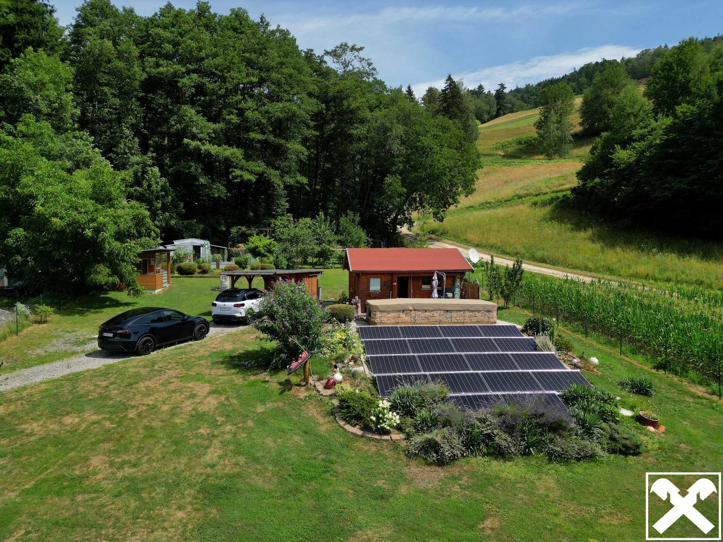 Sonnige Ferienwohnung im Gartenhaus mit Whirlpool