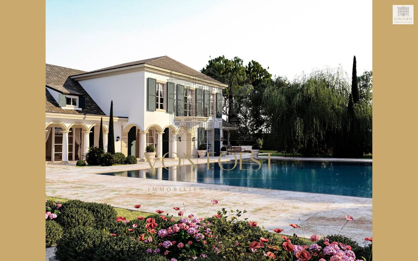 RIVIERA MAISON - UNIQUE VILLA with idyllic, secluded 6,000 m² private parkland - Perchtoldsdorf prime location - FIRST OCCUPANCY after LUXURY RENOVATION