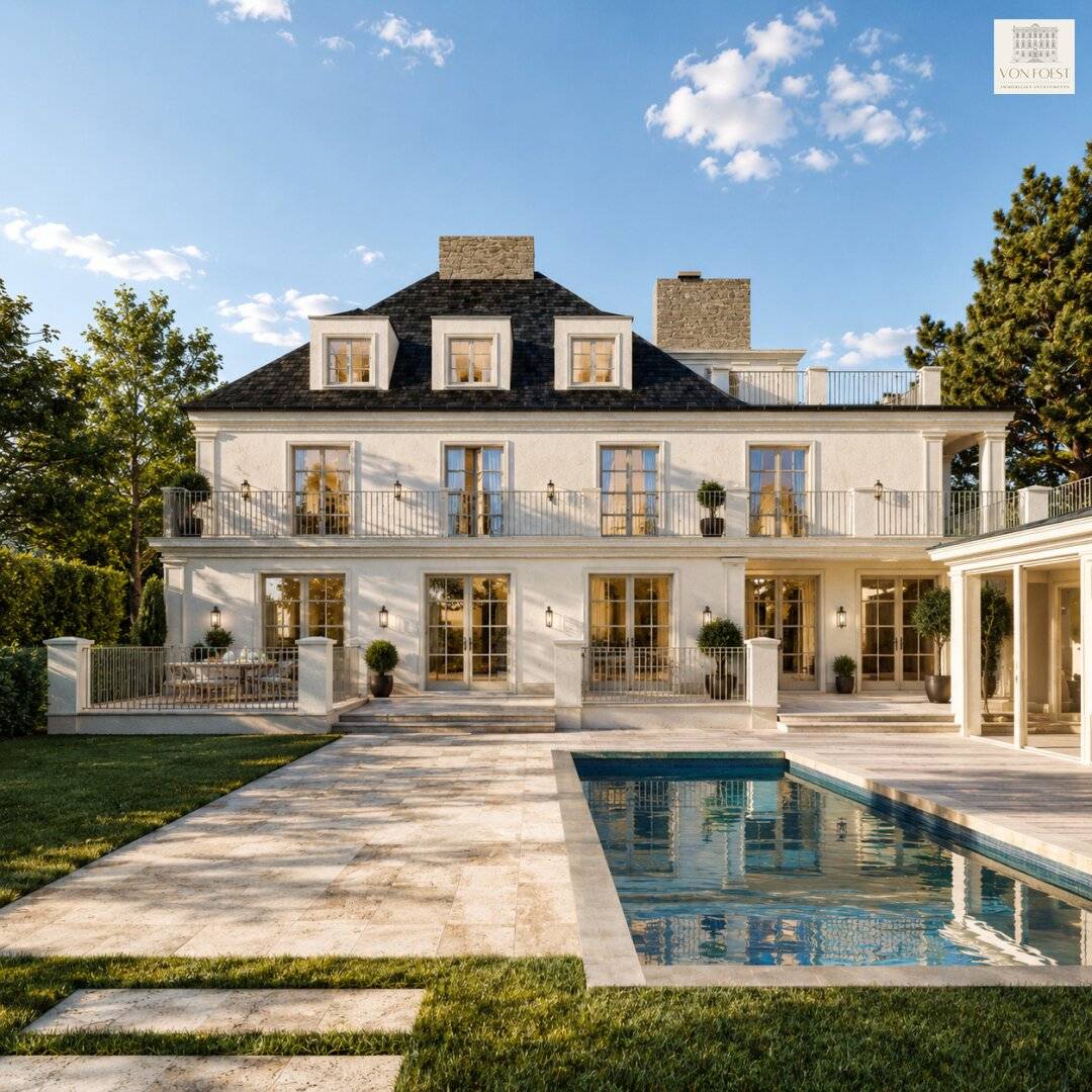 RARITÄT - Wunderschöne Stil-Villa mit idyllischem Gartenareal und Altbaumbestand - ERSTBEZUG