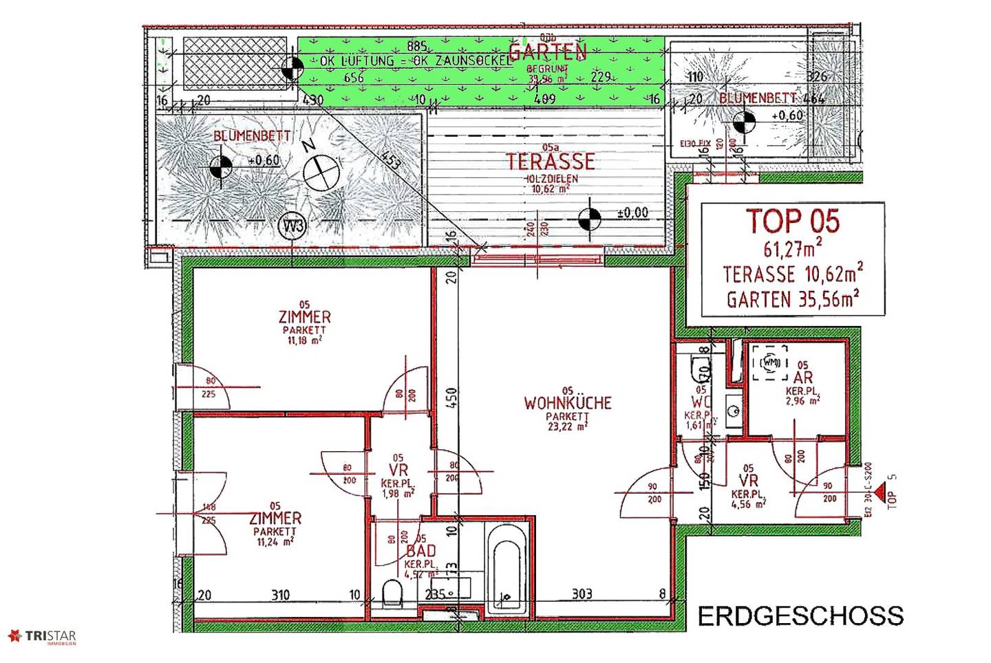 NEW! 15 NEW-BUILD APARTMENTS 11 GARAGE SPACES TOP FINANCING GARDEN / BALCONY / TERRACE QUIET CUL-DE-SAC IN 1110 VIENNA