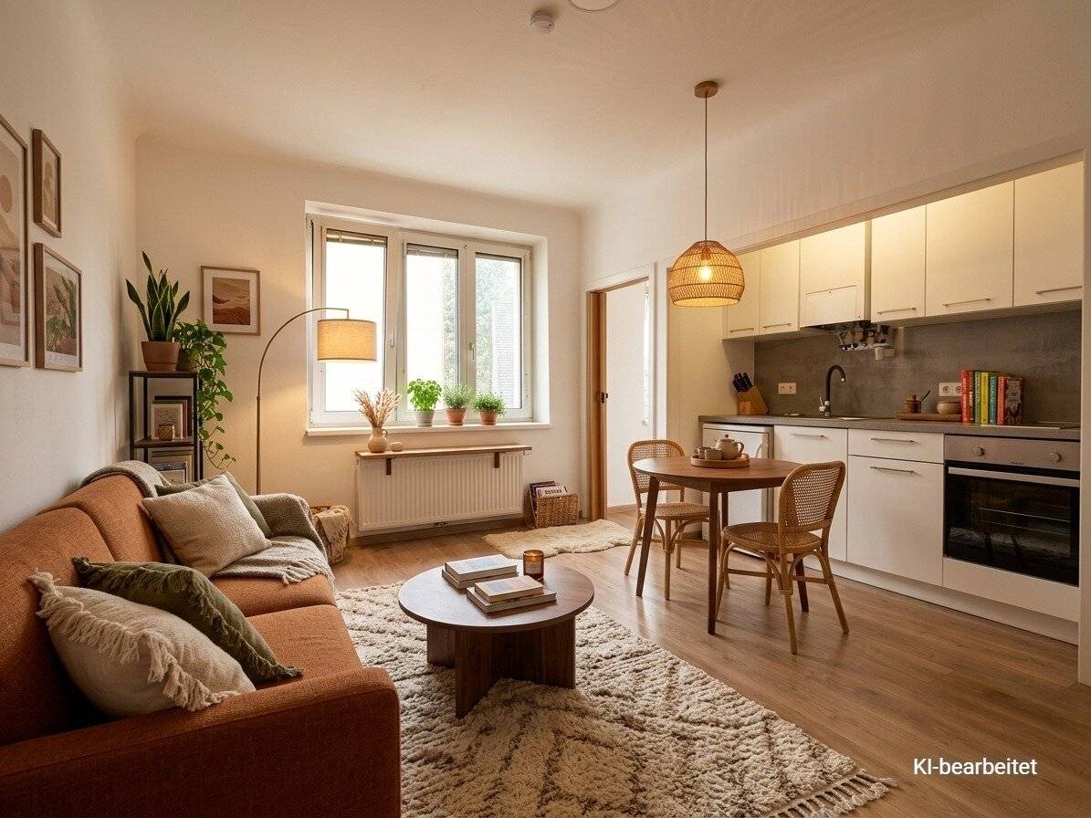 Charming 1.5-room apartment in Klosterneuburg, renovated, kitchen included and ideal location near the train station