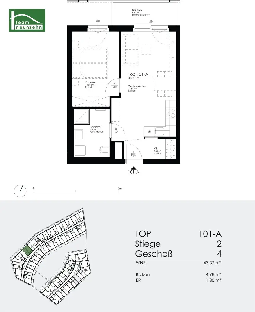 Charming 2-room with balcony in 1220 Wien - available from 01.11.2026