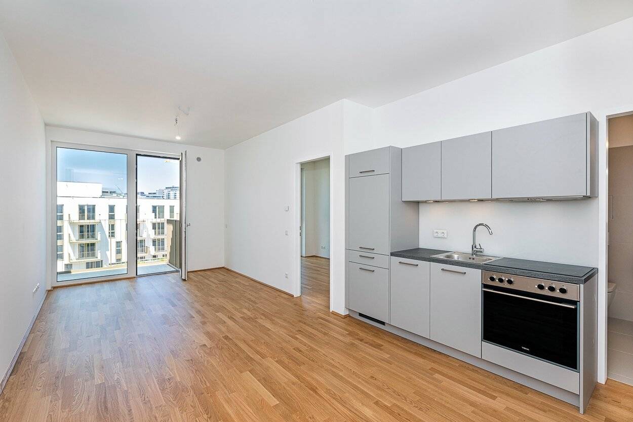ADELE - 2-Zimmerwohnung mit Balkon + hauseigenem Fitnessstudio, Pool &amp; Gemeinschaftsdachterrasse!