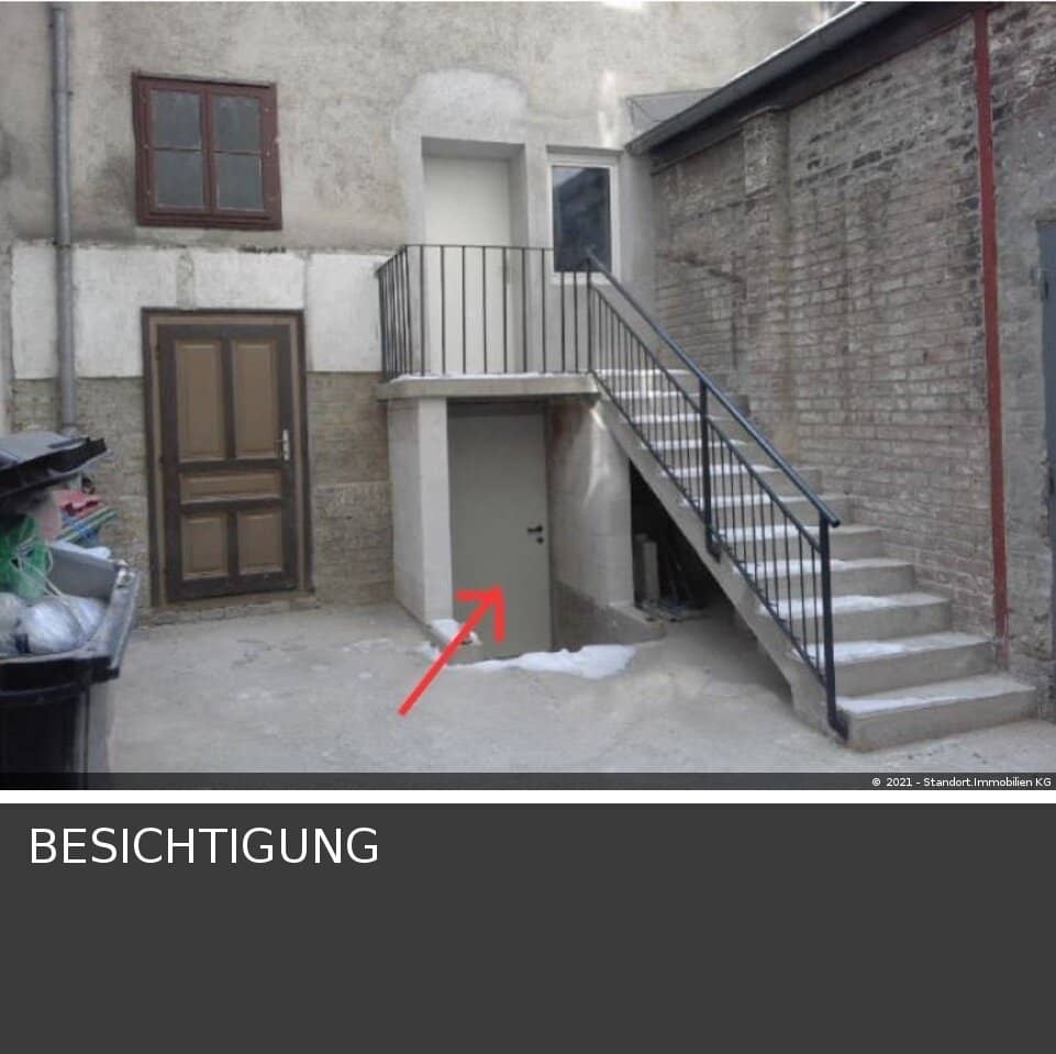 95 m² storage in the basement