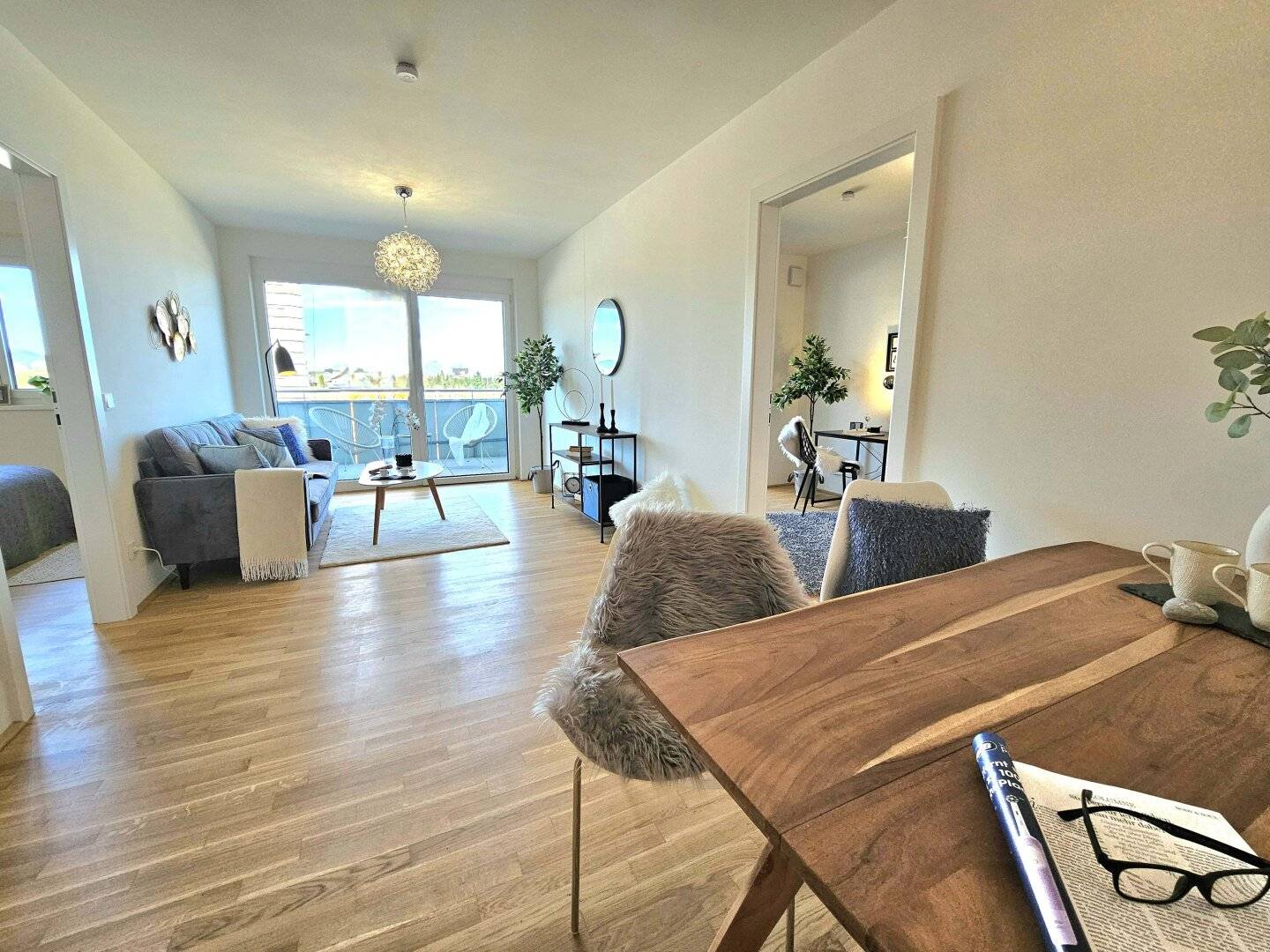 3-Zimmer Mietwohnung NEUBAU Straßwalchen mit Küche, Balkon (West)