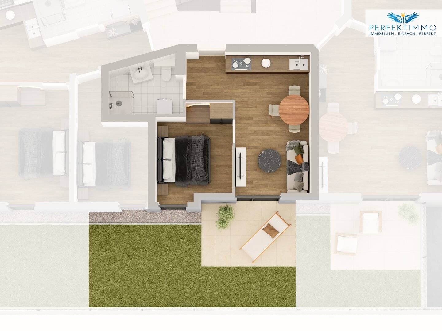 Wohnen mit Garten – hochwertige Neubauwohnung in Hall i. T.