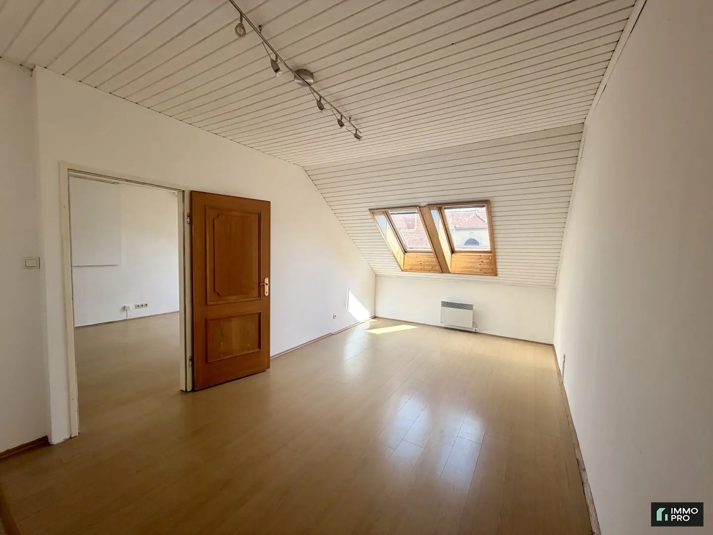 Beautiful attic apartment with two rooms for rent