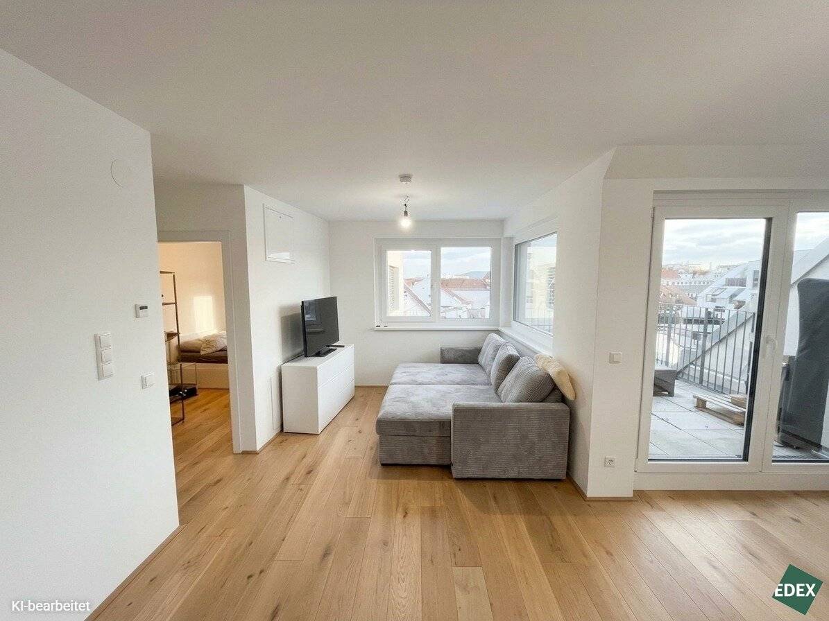 Lichtdurchflutete 2-Zimmer-Wohnung mit großer Terrasse | WOHNEN IN ST. GOTTHARD