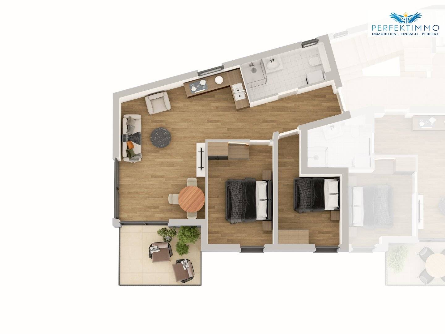 Großzügige 3-Zimmer-Neubauwohnung mit ca. 9 m² Balkon