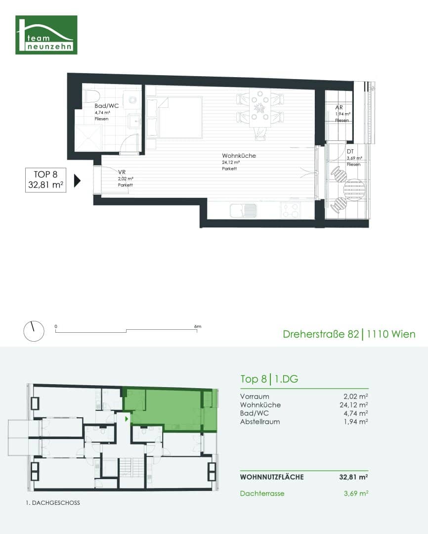 Modern living – new build apartment with underfloor heating and excellent floor plan