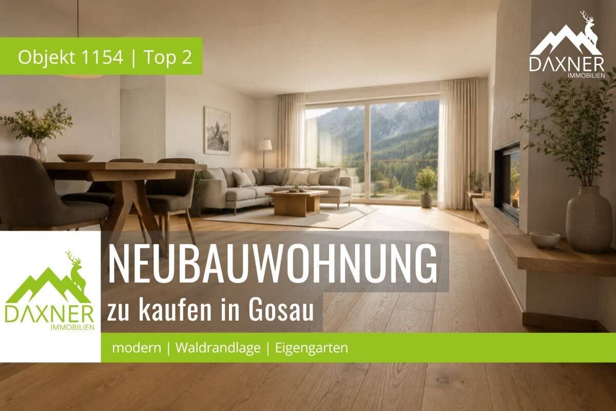 GOSAU LIVING – Ein eigener Platz zwischen Dachstein, Gosausee und Hallstatt mit Zweitwohnsitzmöglichkeit!!