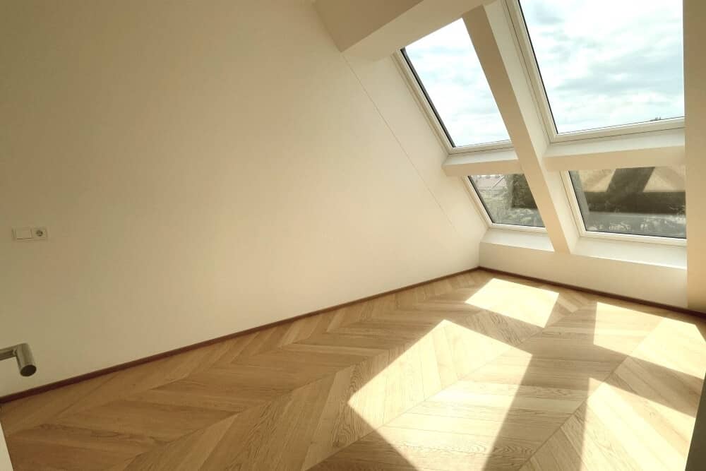 Dachgeschosswohnung with terrace and wide view