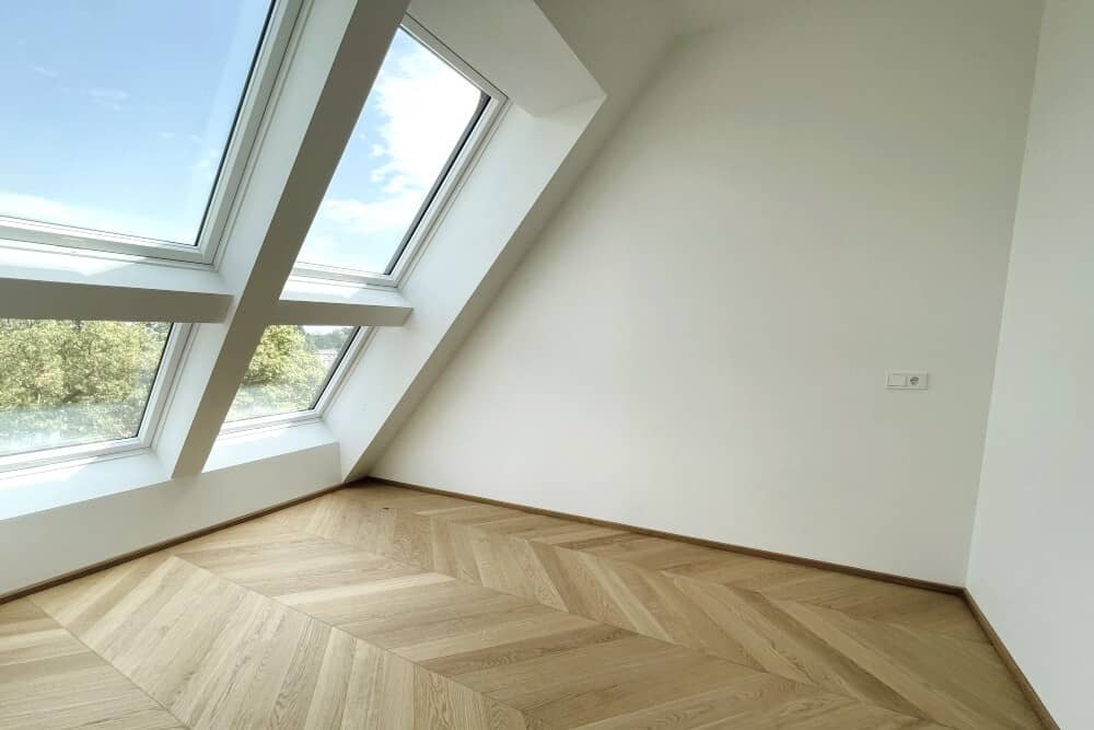 Dachgeschosswohnung with terrace and wide view