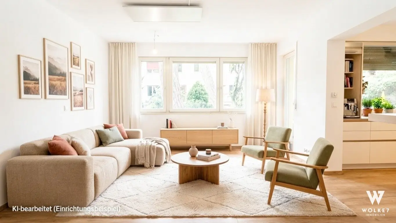 Family dream in greenery – 4-room apartment, approx. 110 m² with balcony in Döbling