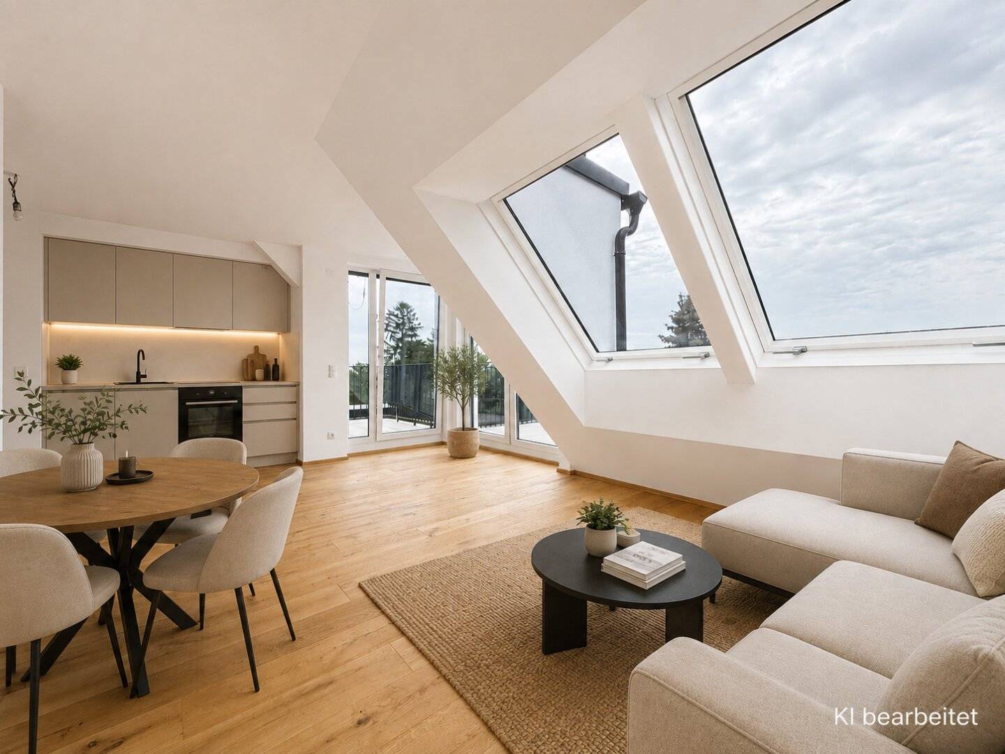 Unique 2-room attic apartment with sunny terrace in 1220 Vienna