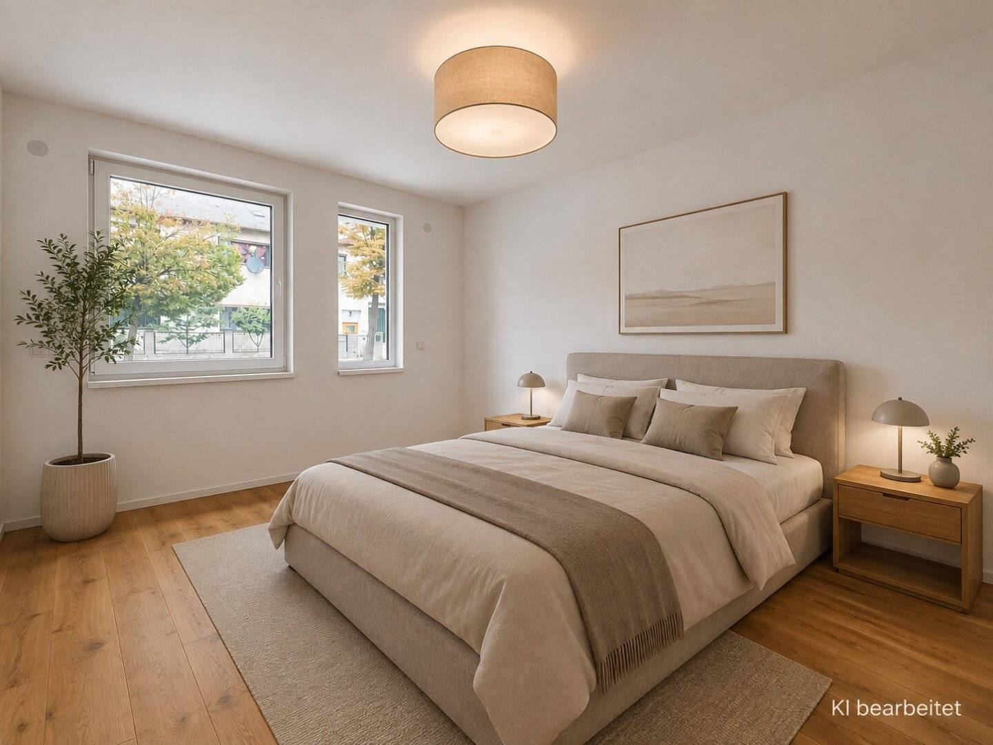First occupancy 4-room garden apartment with terrace