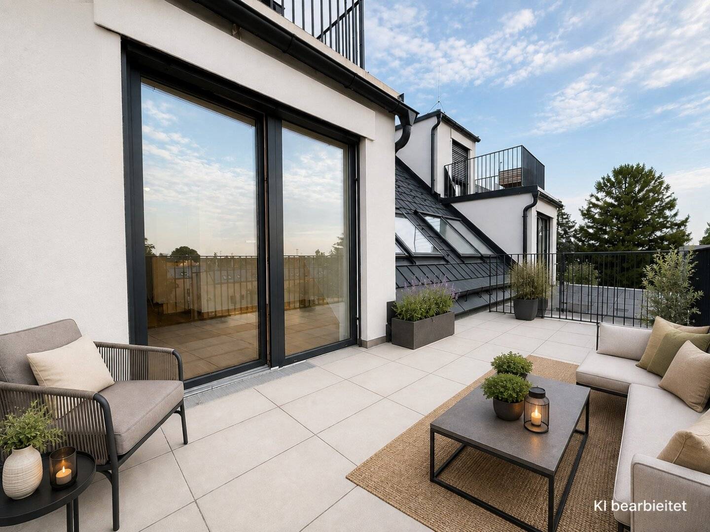 Unique 2-room attic apartment with generous outdoor area in 1220 Vienna