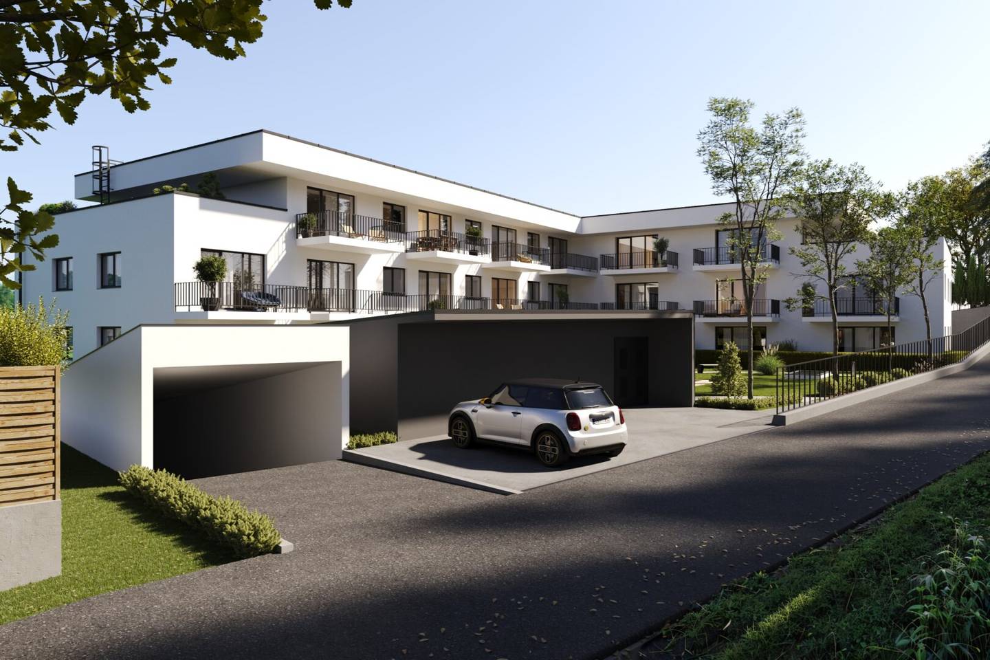 Leistbares attraktives Wohnen in Vöcklamarkt Eigentumswohnungen mit Balkon, Terrasse oder Eigengarten und Tiefgaragenplatz in zentraler Lage